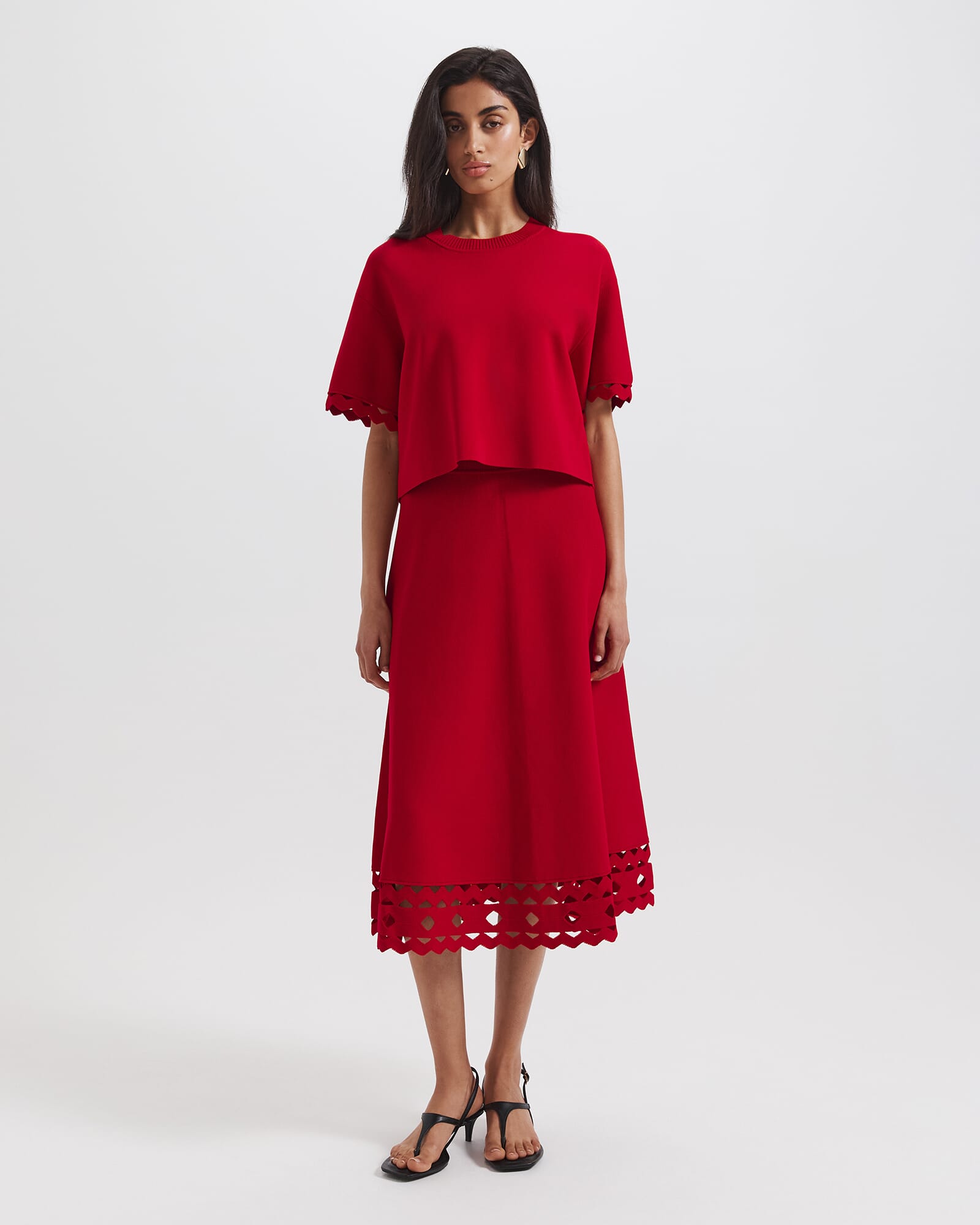 Mia Milano Cut Out Skirt