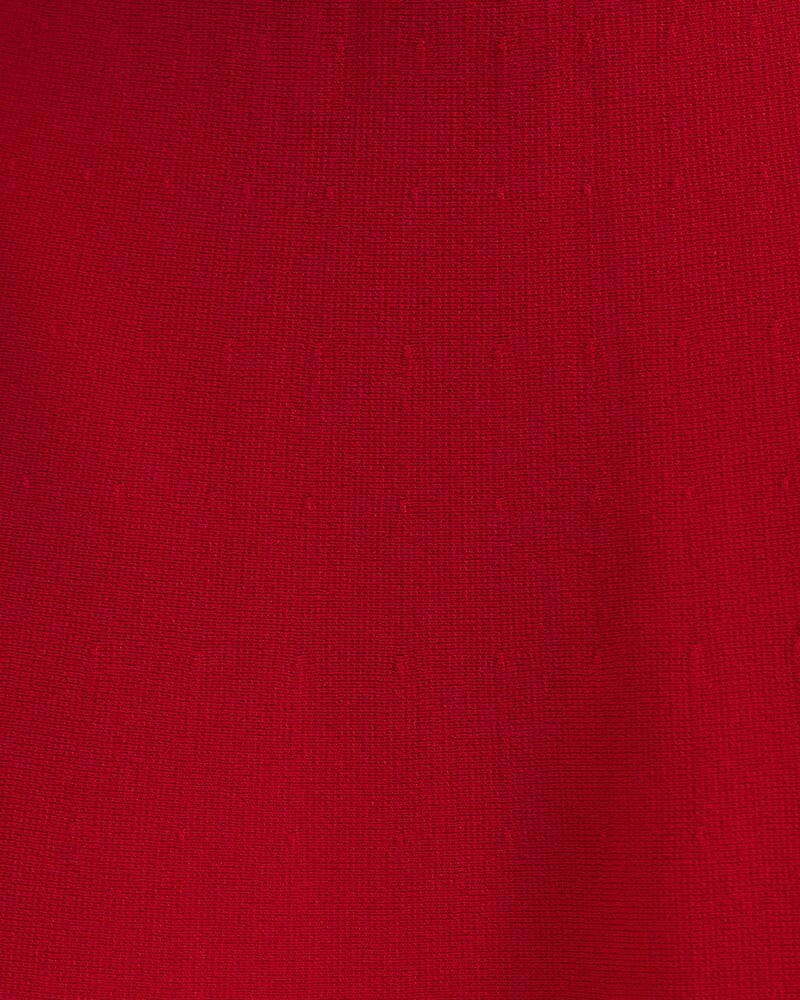 Mia Milano Cut Out Skirt in CRIMSON