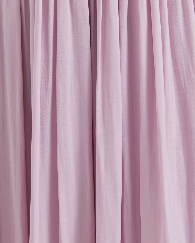 Lillian Pleated Maxi Skirt in THISTLE