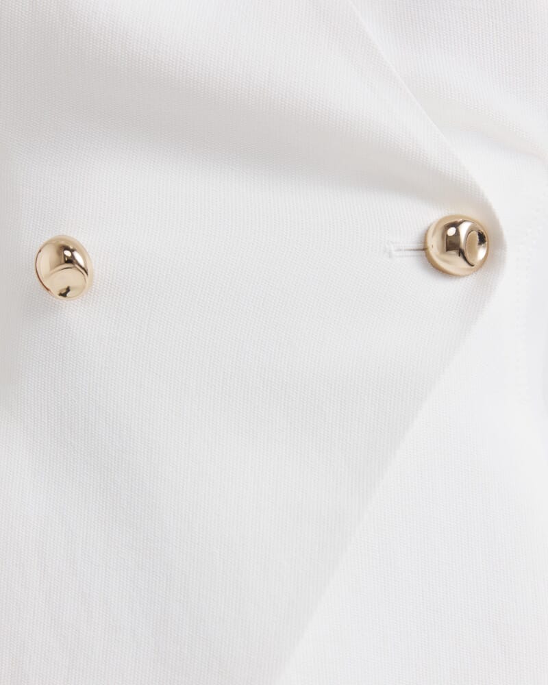 Dharma Short Sleeve Jacket in ALABASTER