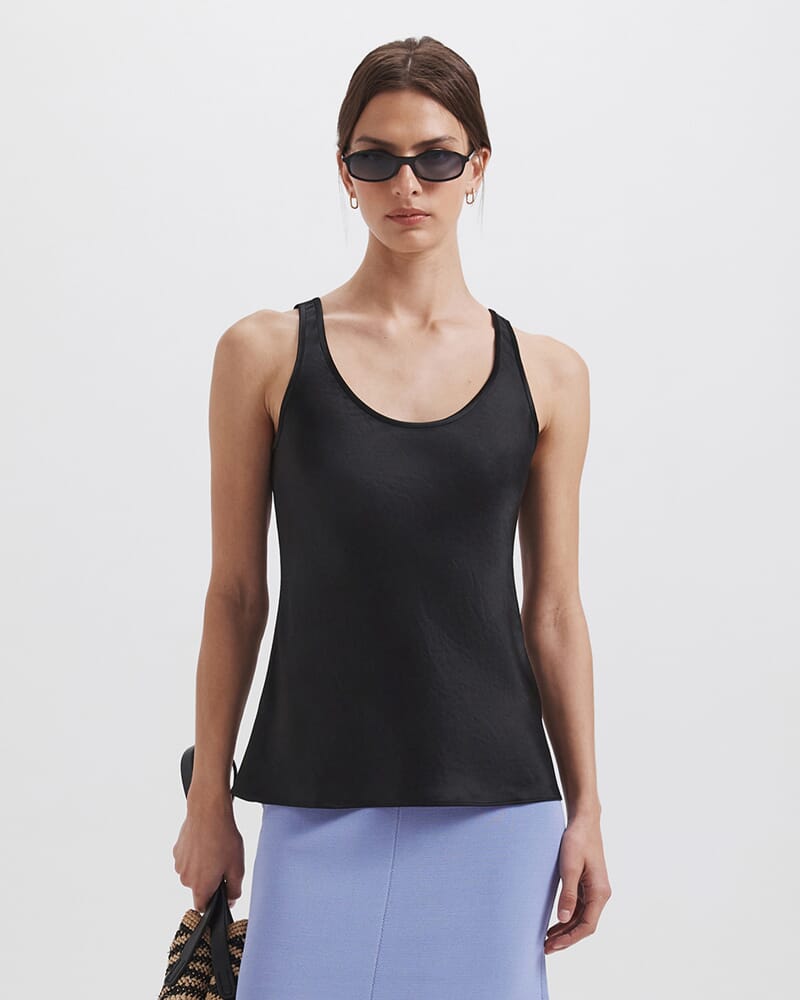 Sallee Bias Tank in BLACK