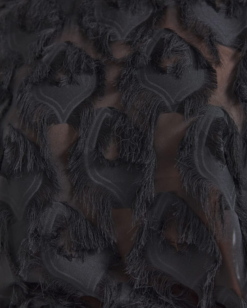 Aurelia Short Sleeve Top in BLACK