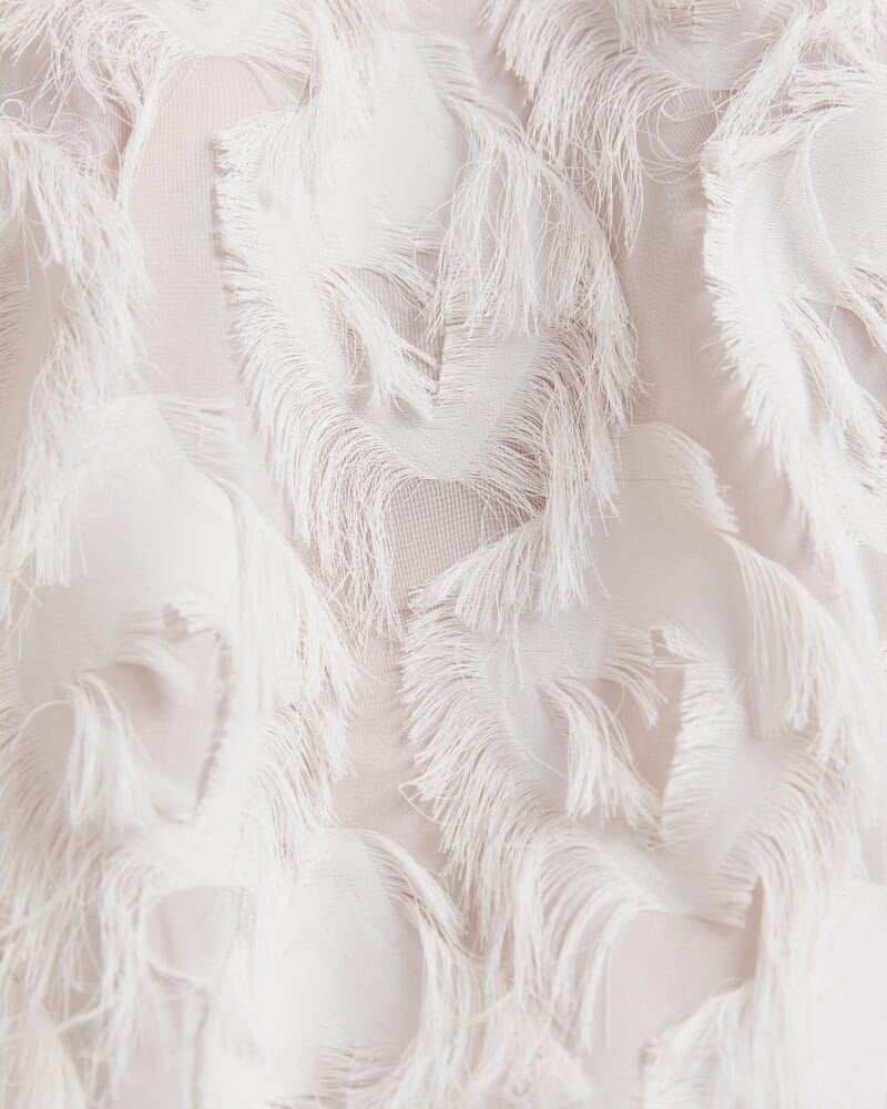 Aurelia Short Sleeve Top in IVORY