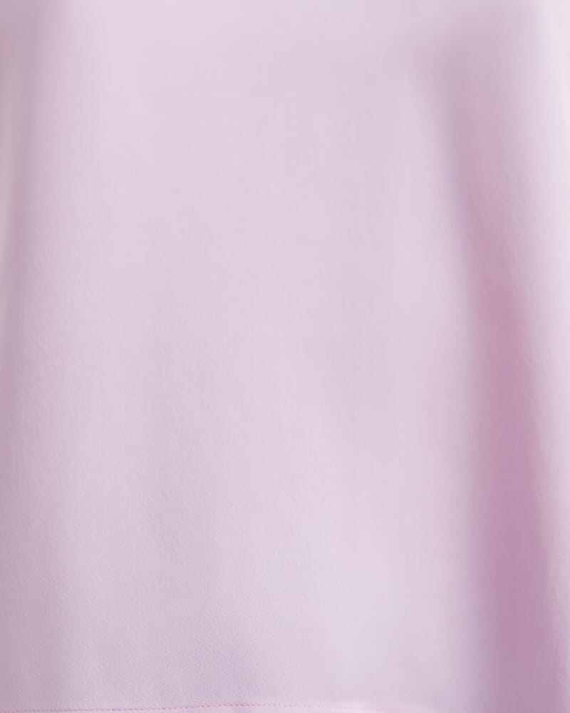 Sadie Silk Short Sleeve Tee in HEATHER