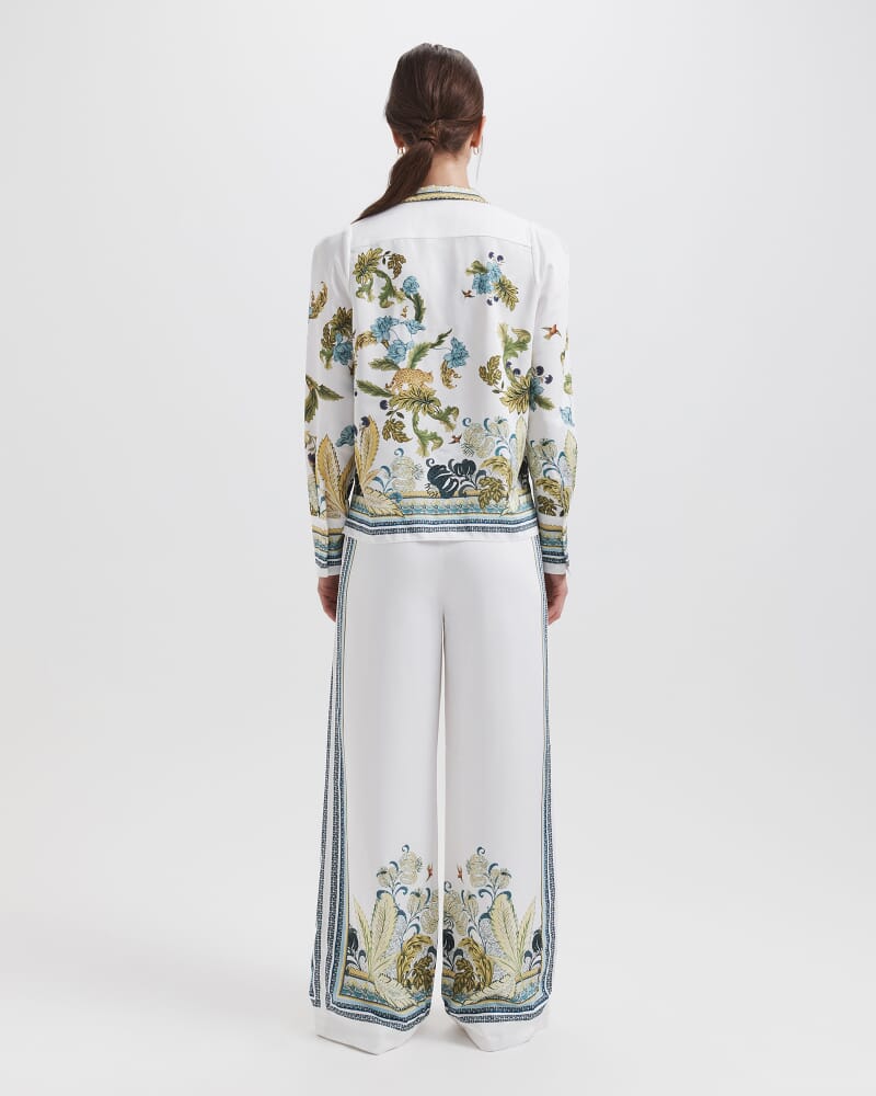 Liora Tie Neck Blouse in MULTI