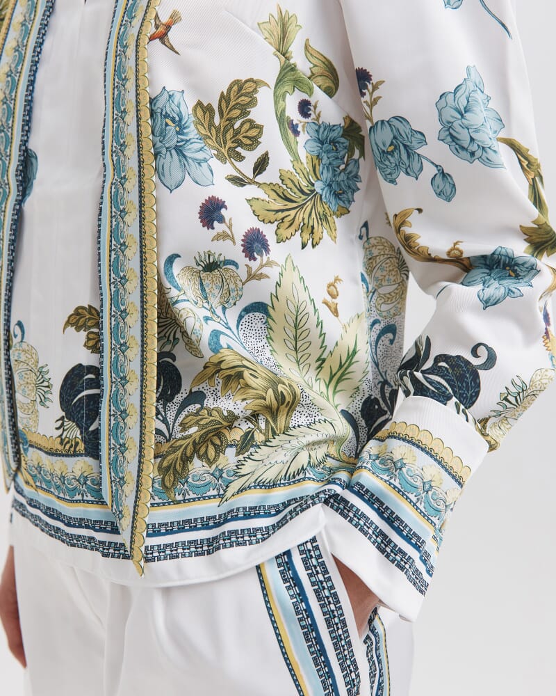Liora Tie Neck Blouse in MULTI