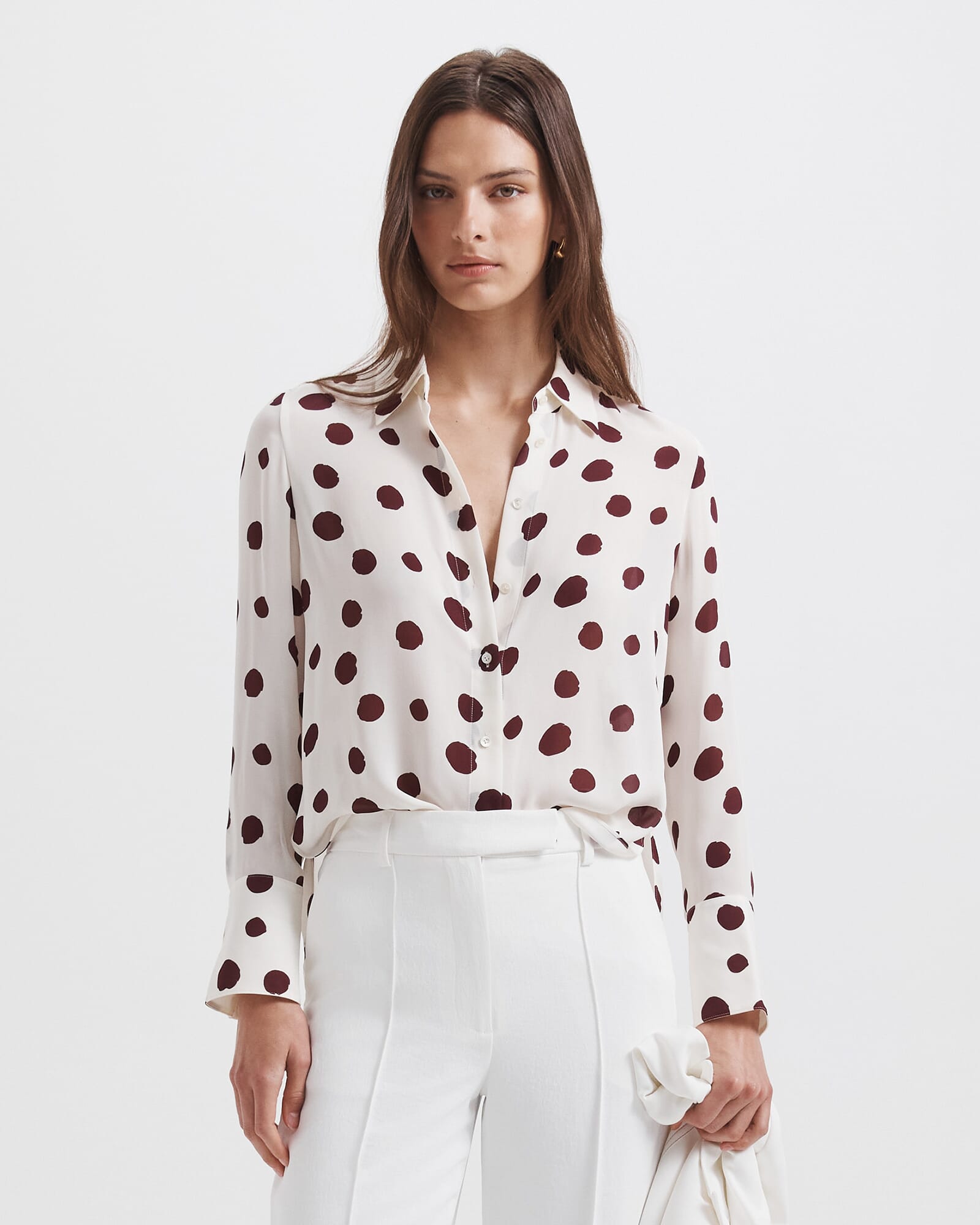 Dolcetto Silk Long Sleeve Shirt