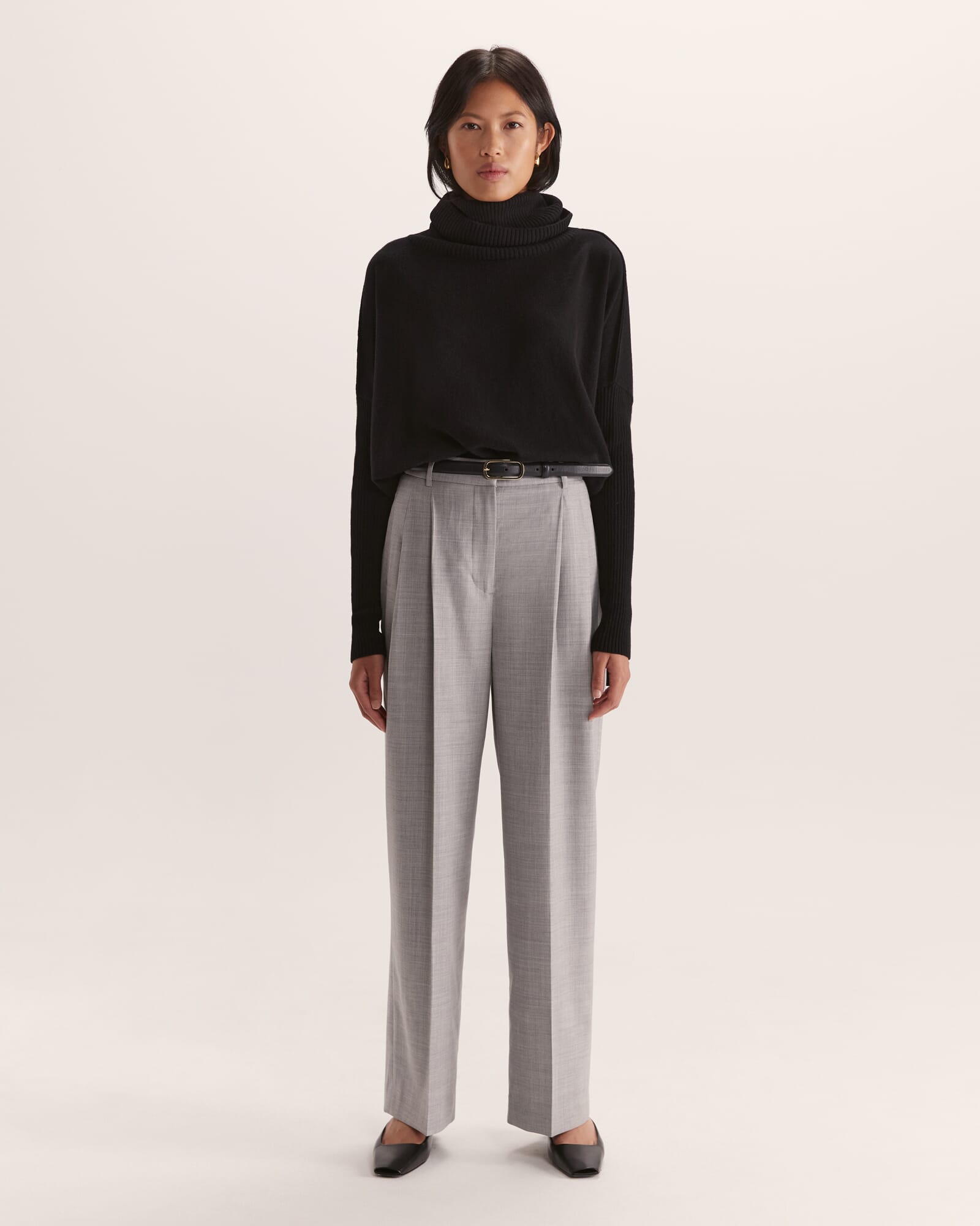 Claudia Merino Wool Roll Neck Knit