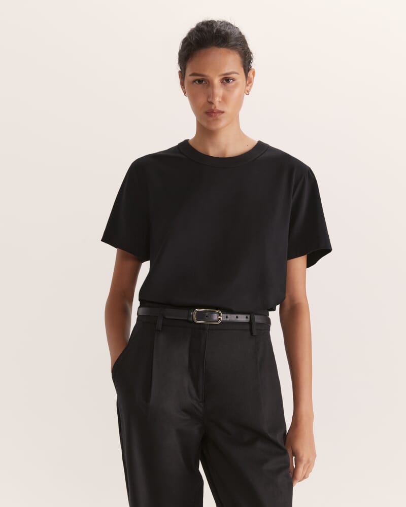 Blair Short Sleeve Tee in BLACK