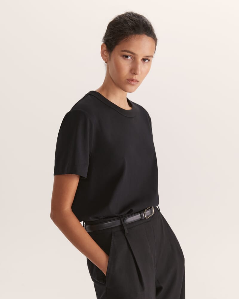 Blair Short Sleeve Tee in BLACK