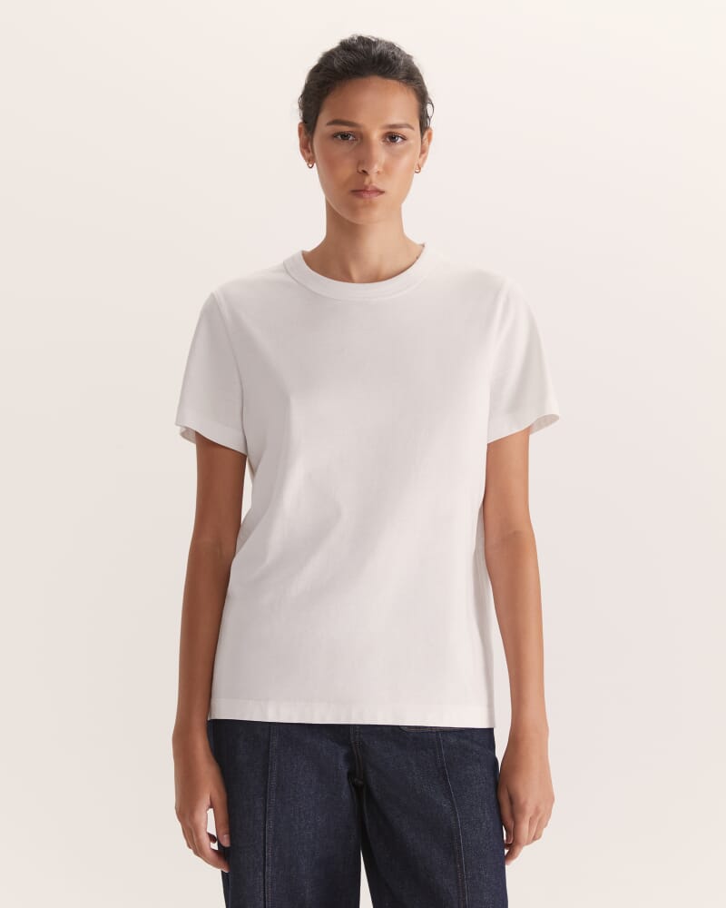 Blair Short Sleeve Tee in WHITE
