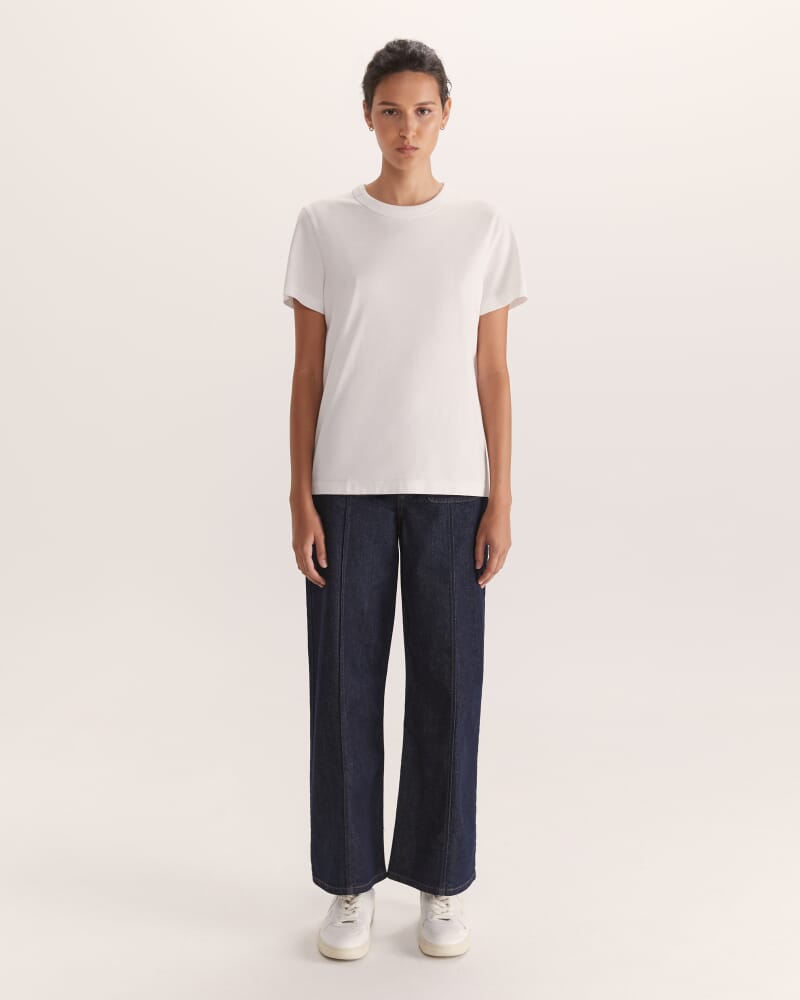 Blair Short Sleeve Tee in WHITE