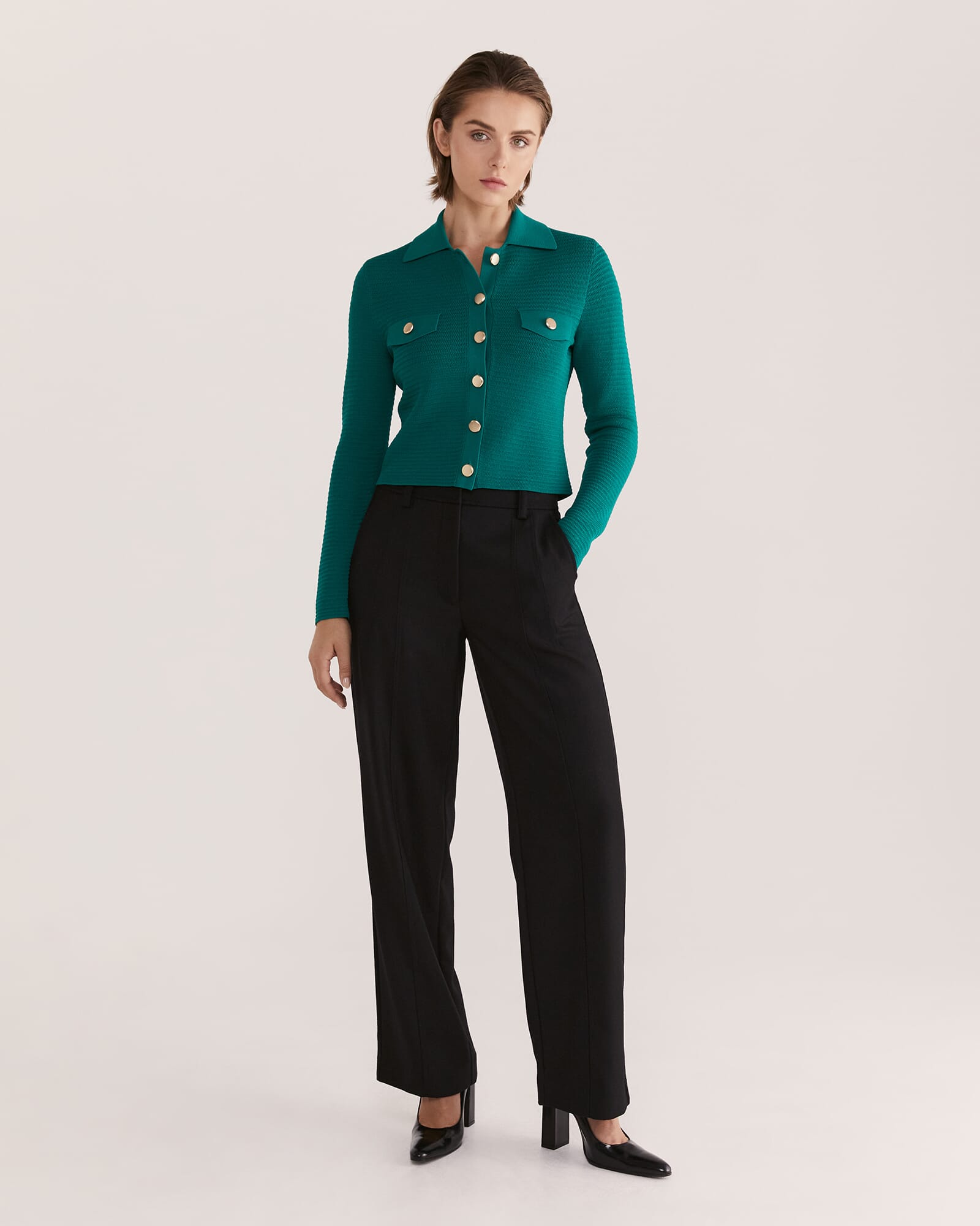 Vicky Textured Knit Cardigan