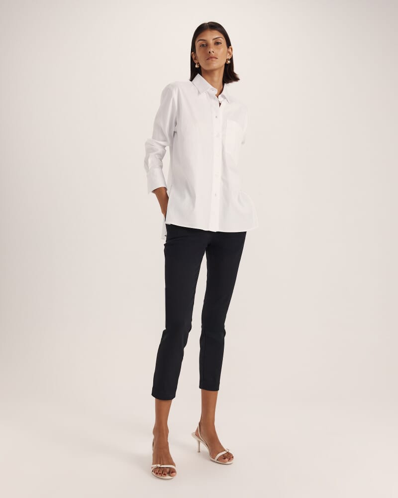 Tia Pull On Pant in BLACK