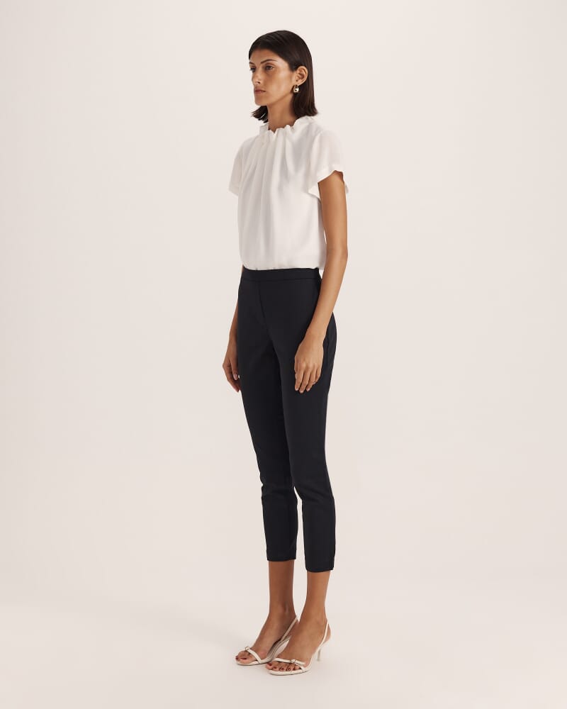 Tia Pull On Pant in BLACK