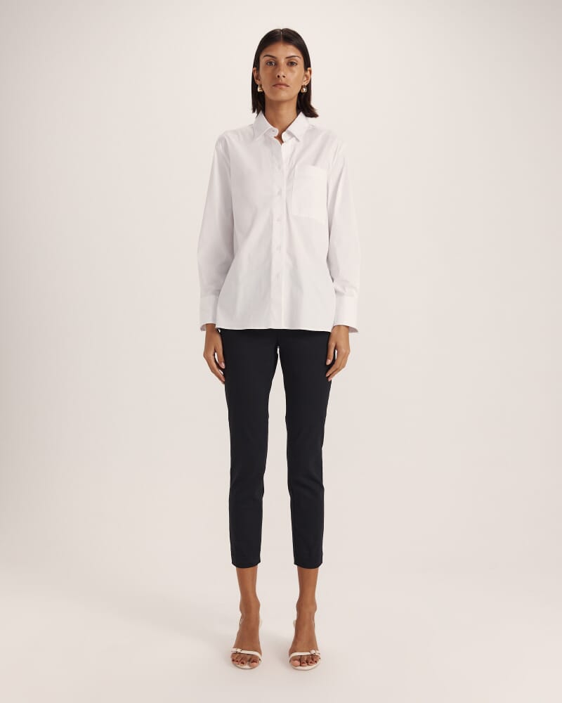 Tia Pull On Pant in BLACK