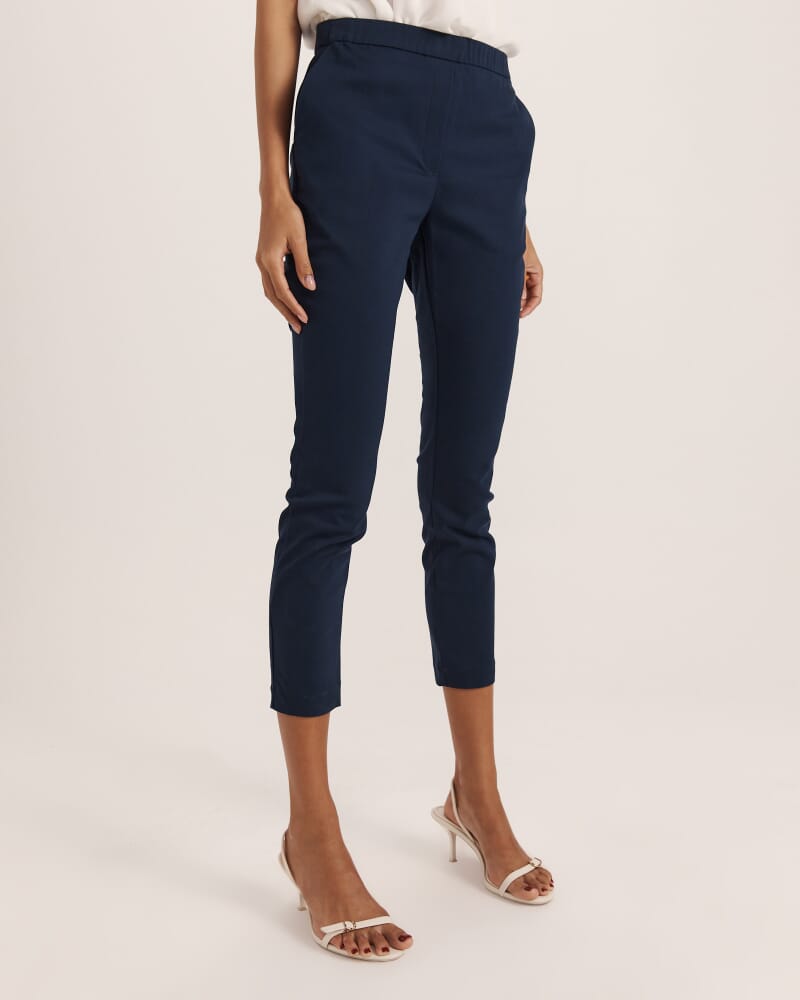 Tia Pull On Pant in INK