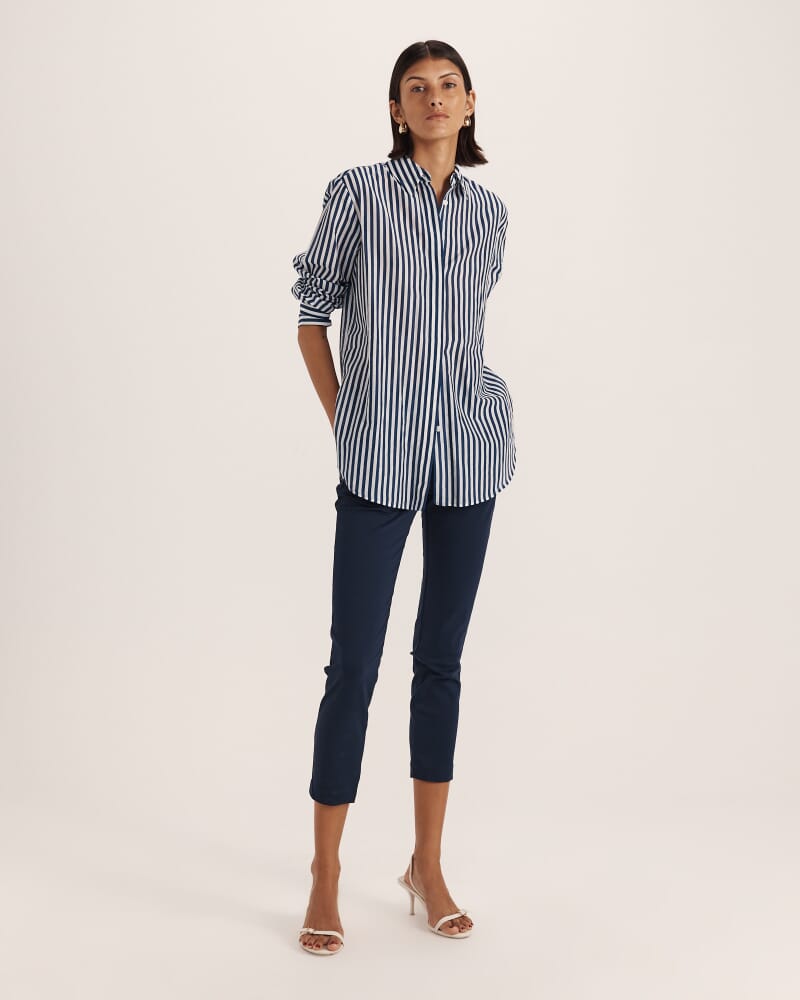 Tia Pull On Pant in INK