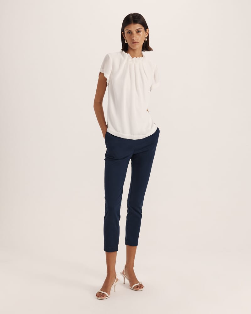 Tia Pull On Pant in INK