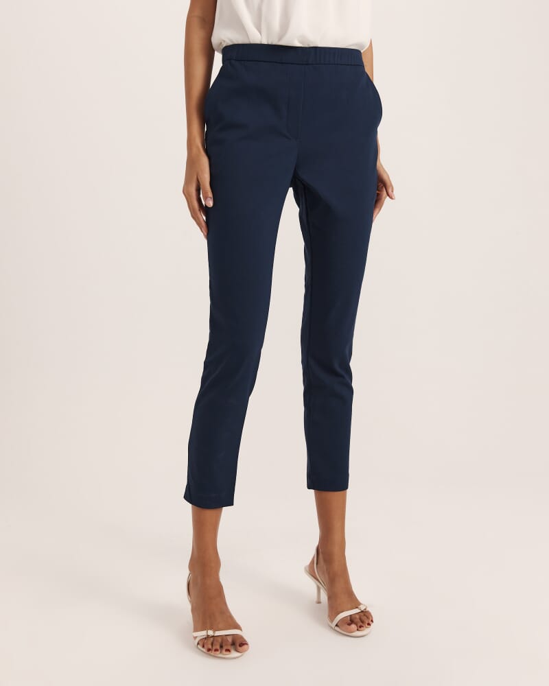 Tia Pull On Pant in INK