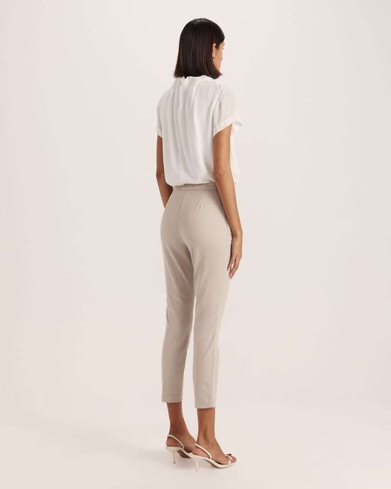 Tia Pull On Pant in STONE
