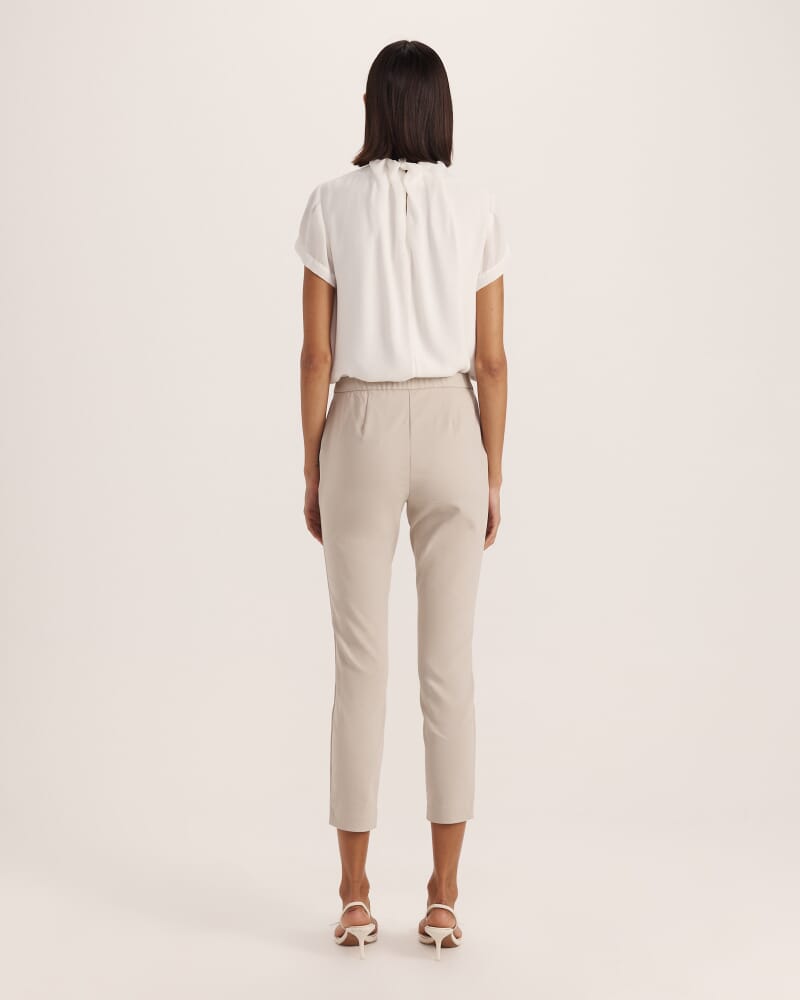 Tia Pull On Pant in STONE