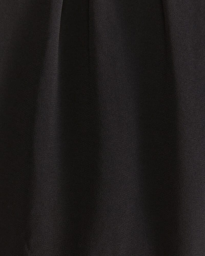 Willa High Neck Long Sleeve Top in BLACK