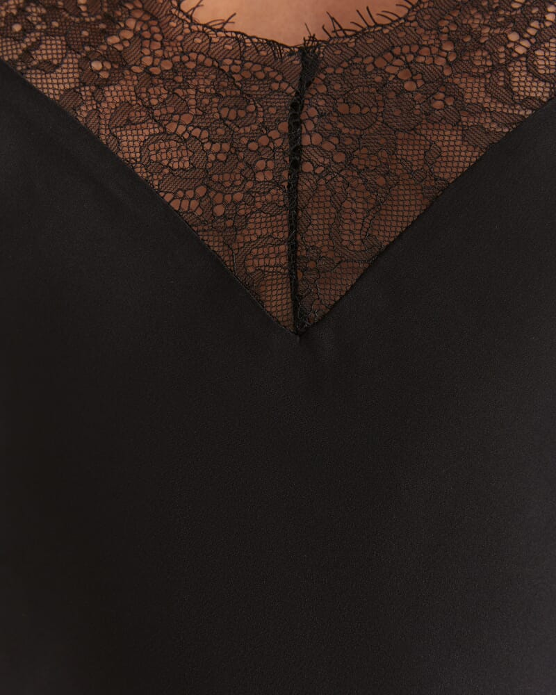 Sam Silk Cami in BLACK