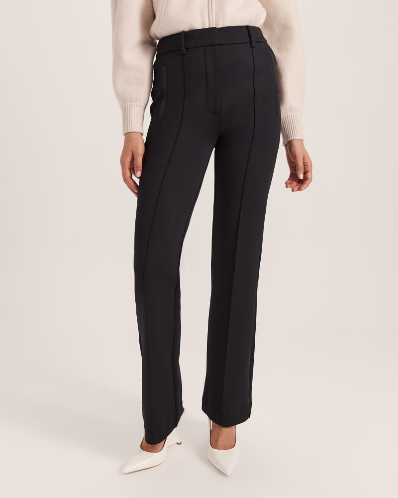 Elari Straight Leg Pant in BLACK