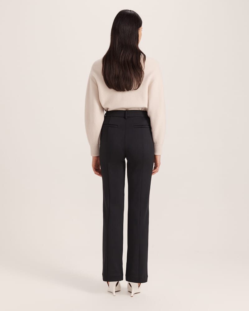 Elari Straight Leg Pant in BLACK