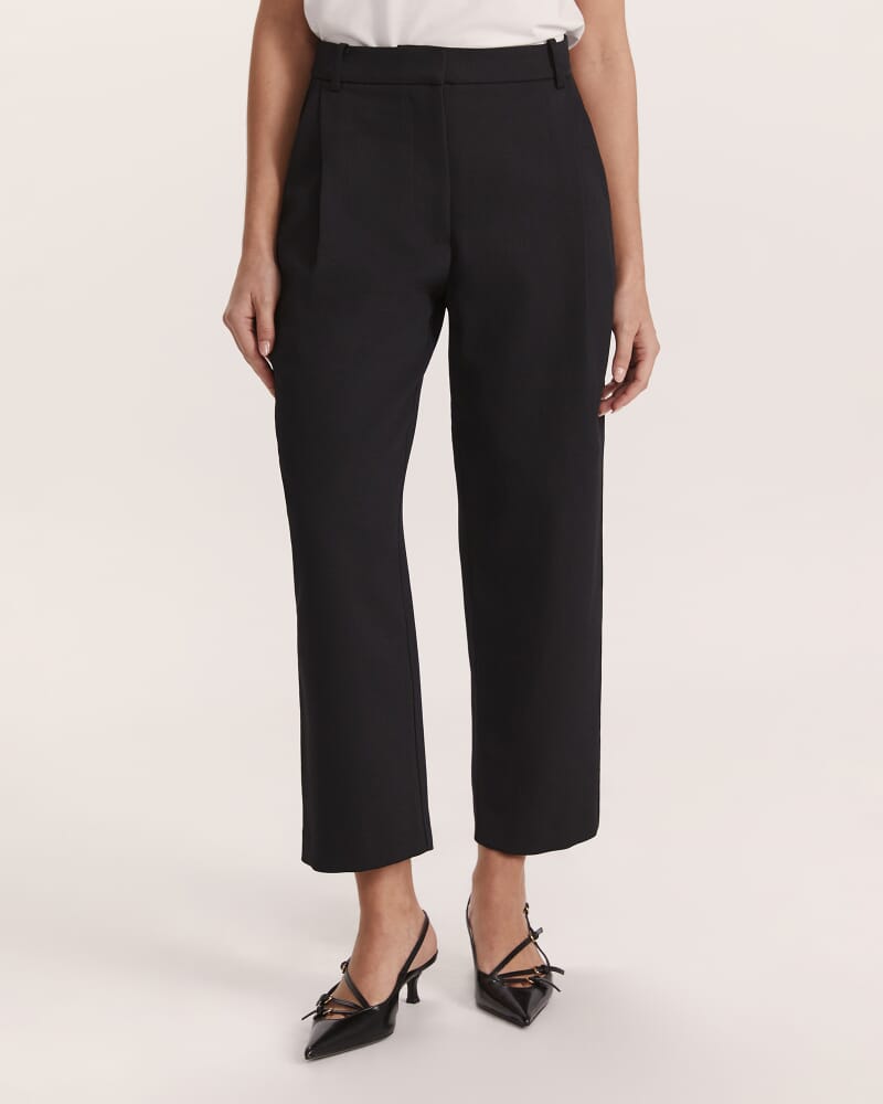 Dharma Tuck Front Culotte in BLACK