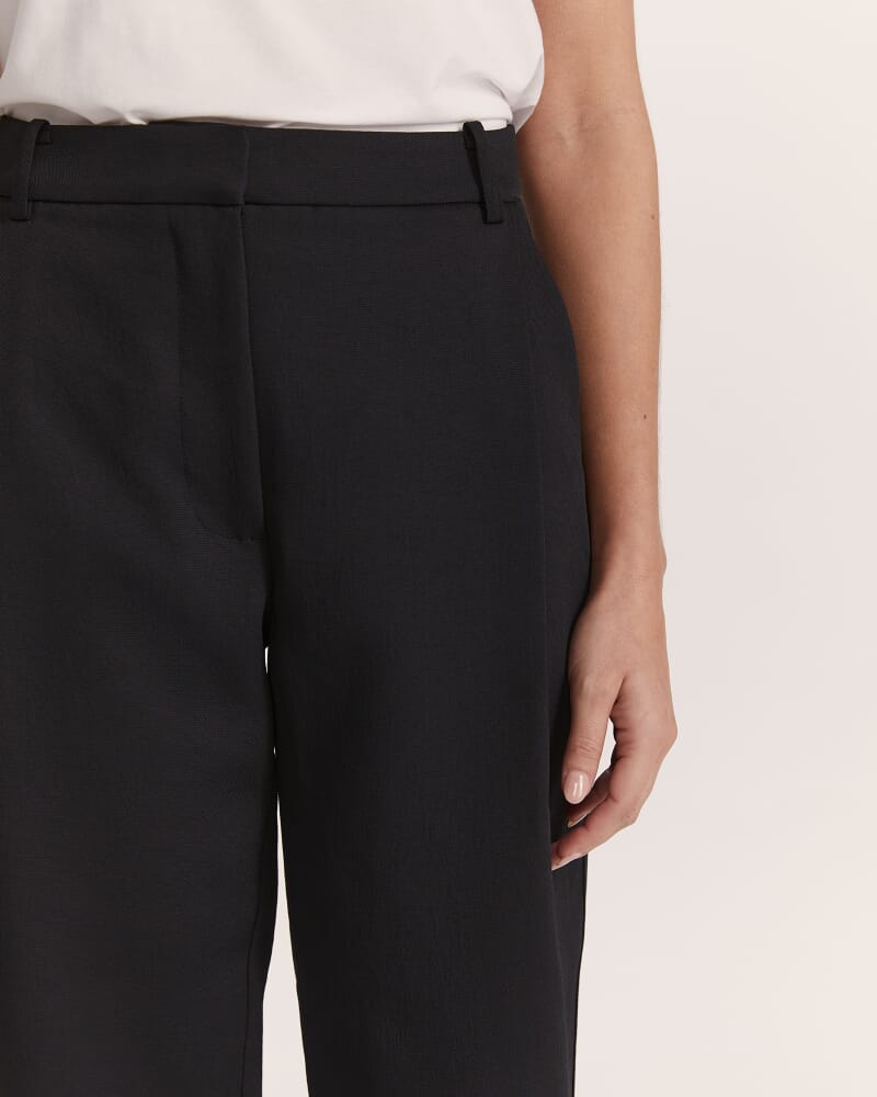 Dharma Tuck Front Culotte in BLACK