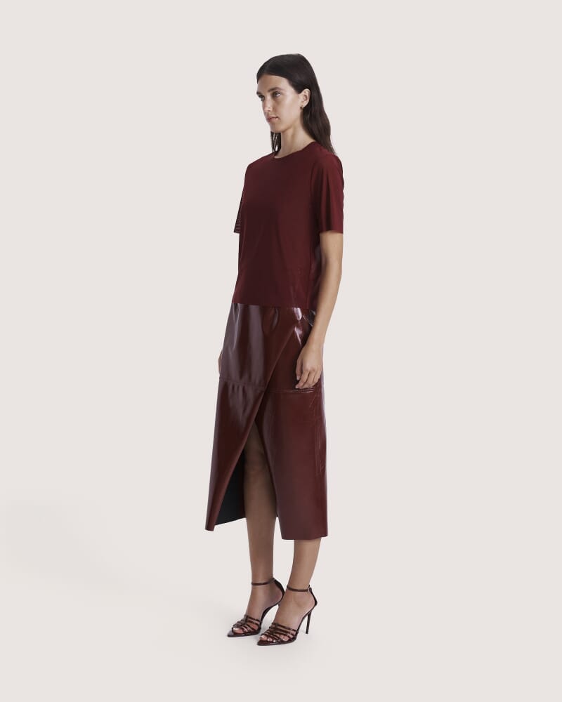 Mackenzie Short Sleeve Tee in BERRY