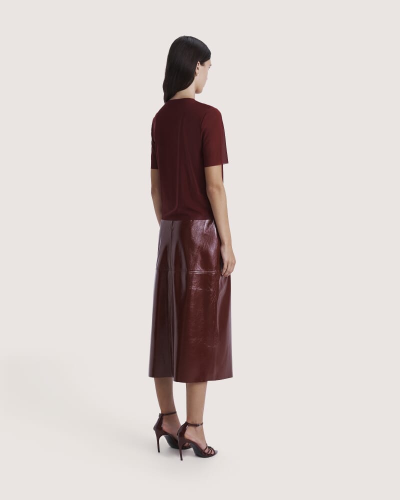 Mackenzie Short Sleeve Tee in BERRY