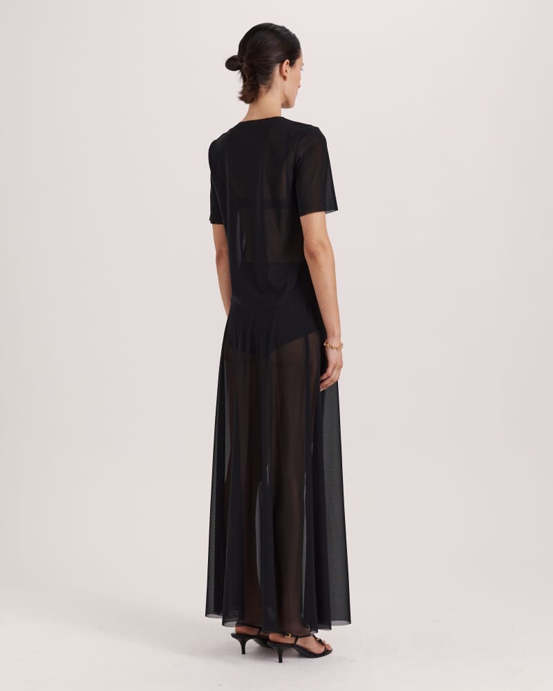 Mackenzie Short Sleeve Tee in BLACK