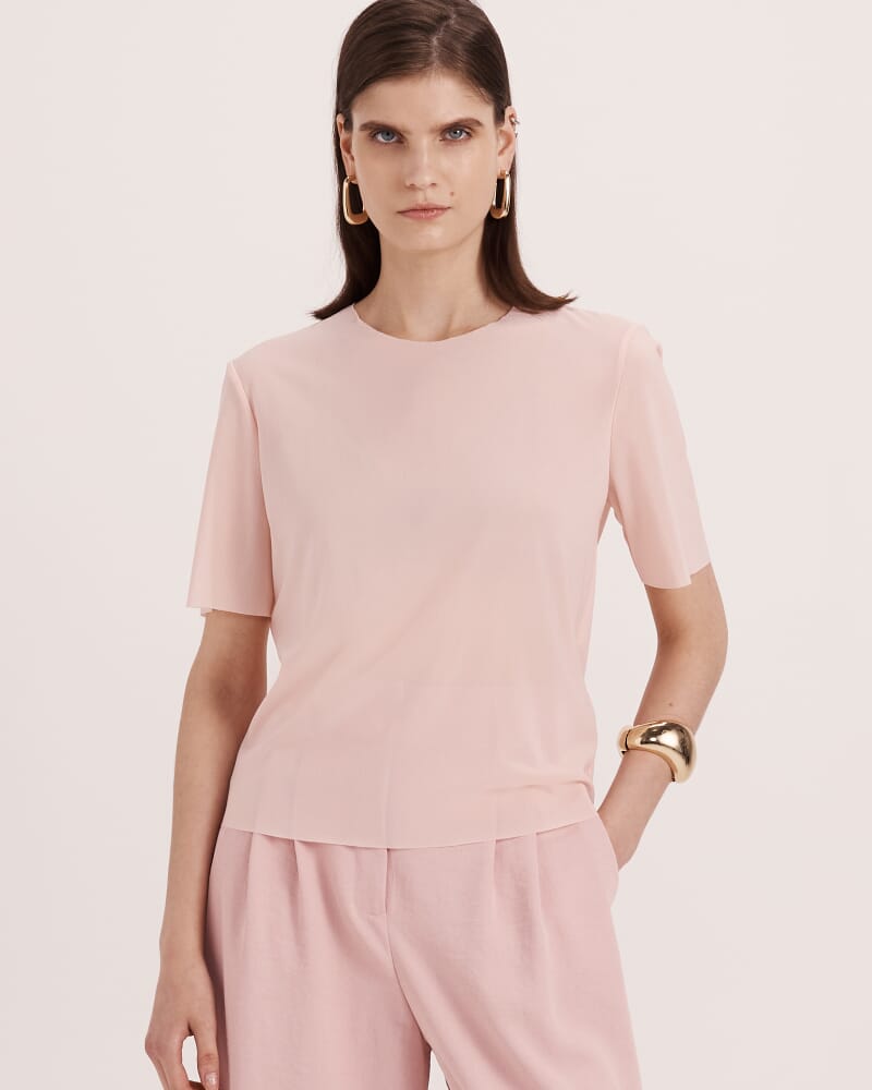 Mackenzie Short Sleeve Tee in ROSE