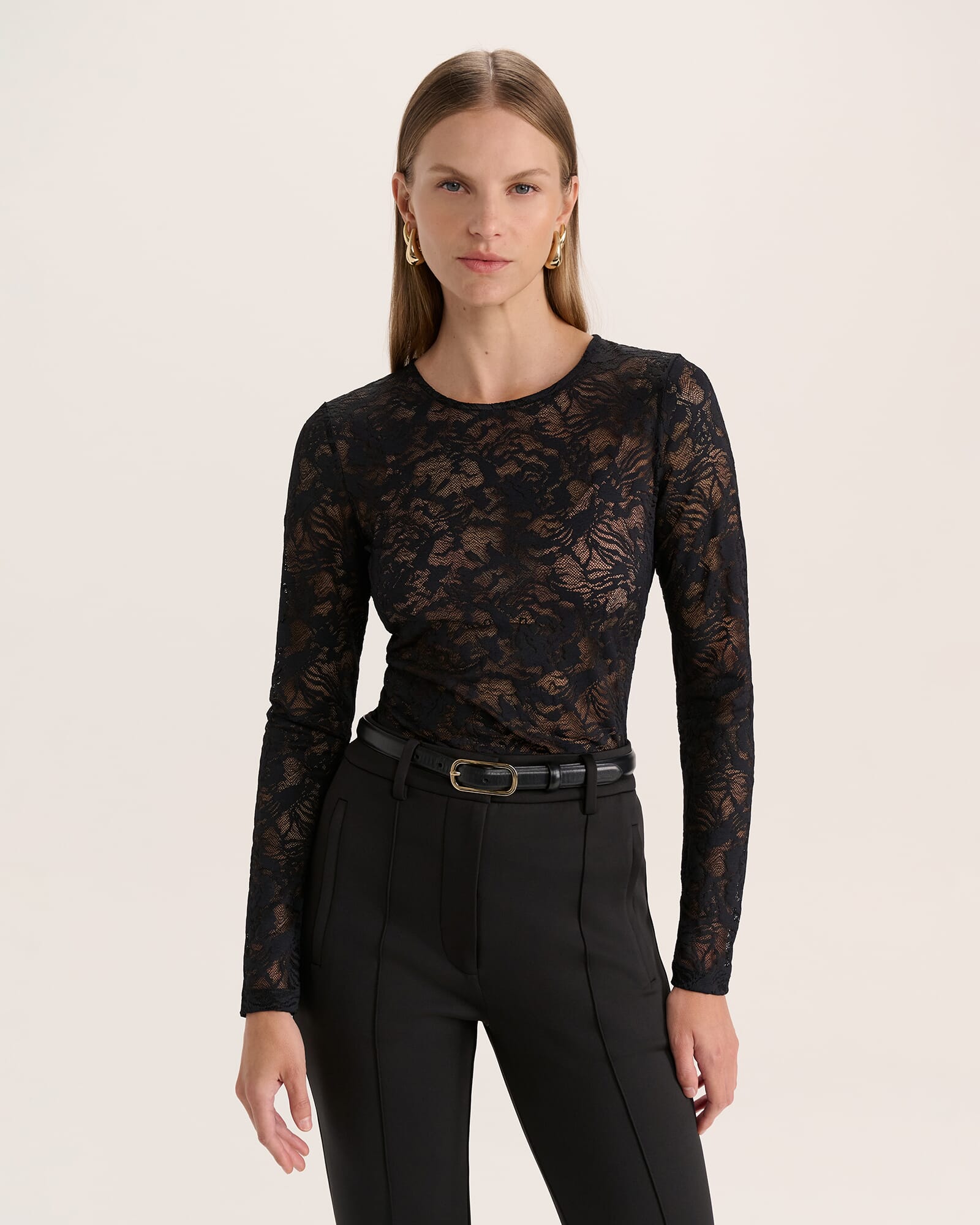 Stella Lace Long Sleeve Top