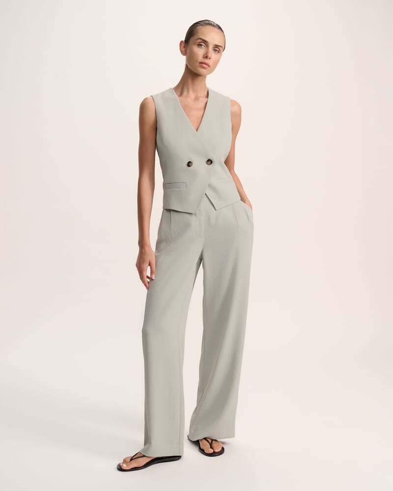 Dharma Double Breasted Vest in MINT