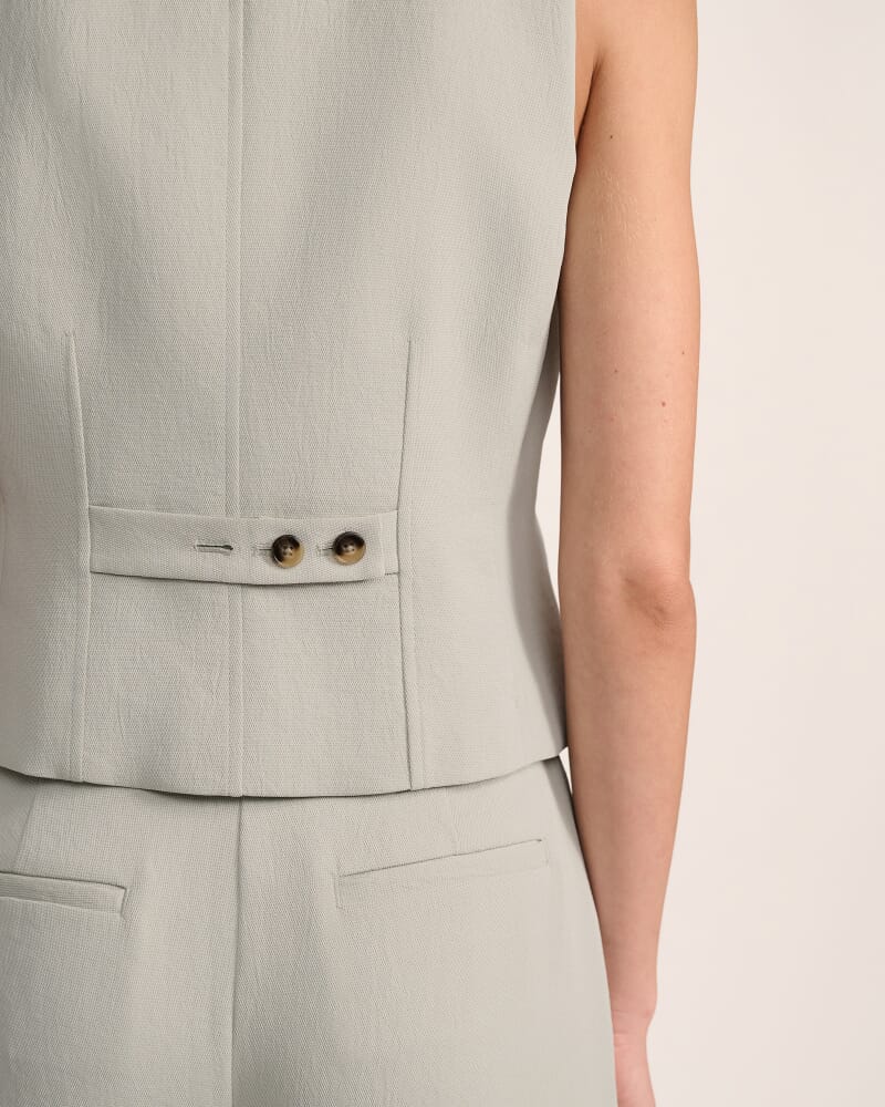 Dharma Double Breasted Vest in MINT