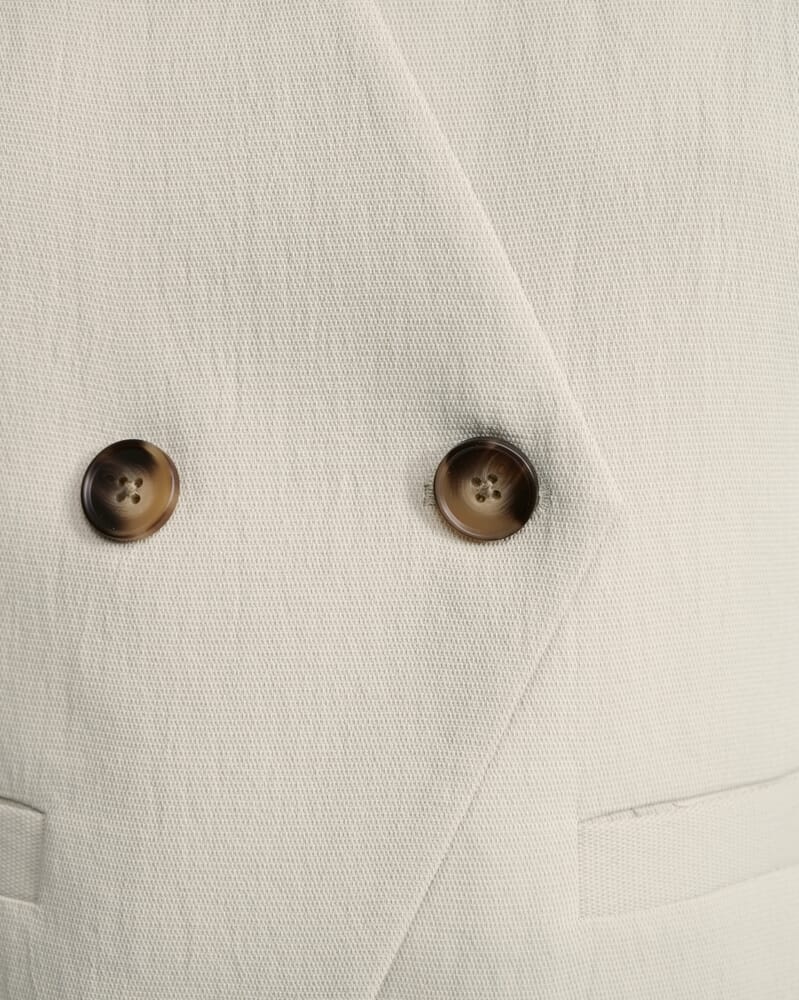 Dharma Double Breasted Vest in MINT