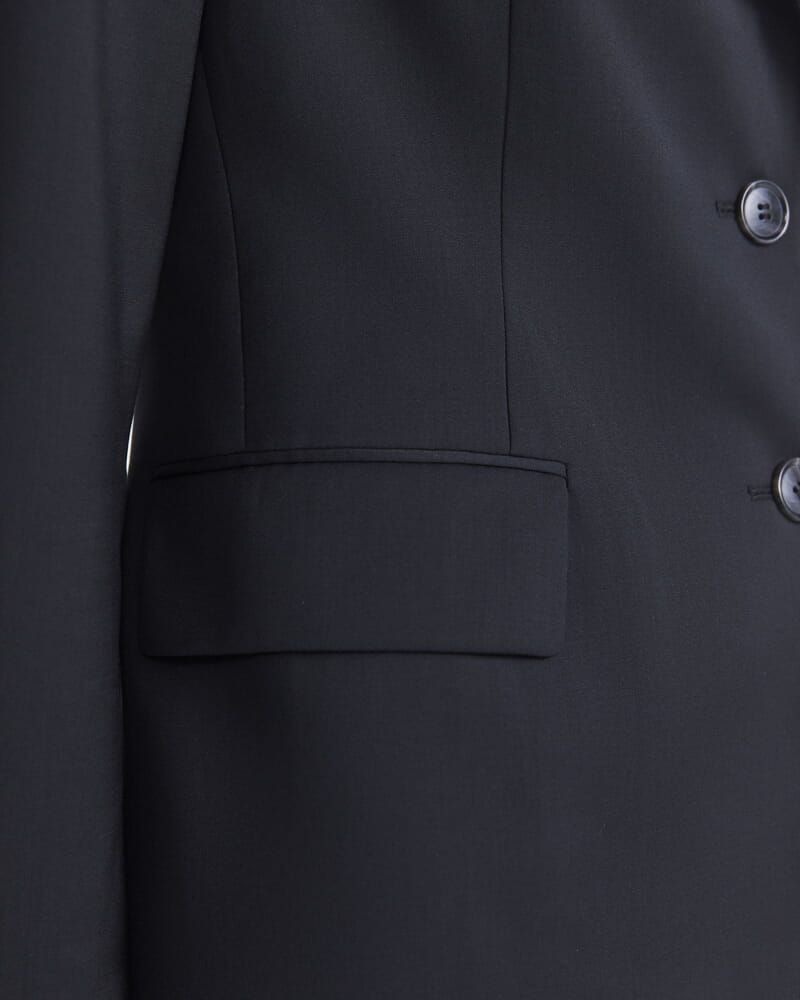 Suki Classic Wool Blazer in BLACK