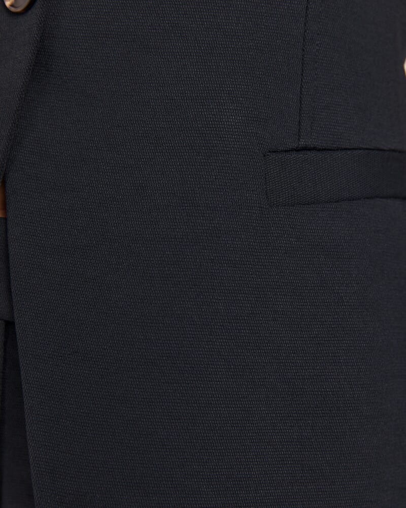 Dharma Fitted Jacket in BLACK