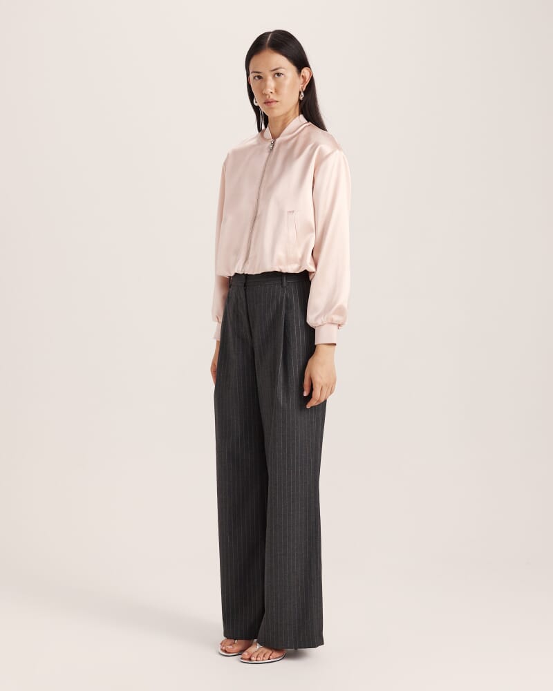 Sallee Satin Bomber in BLOSSOM