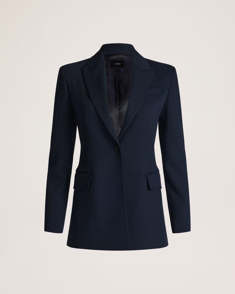 Dharma Stitch Detail Blazer in MIDNIGHT