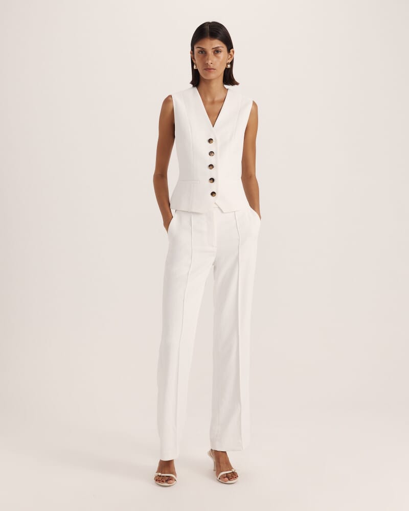 Dharma Vest in ALABASTER