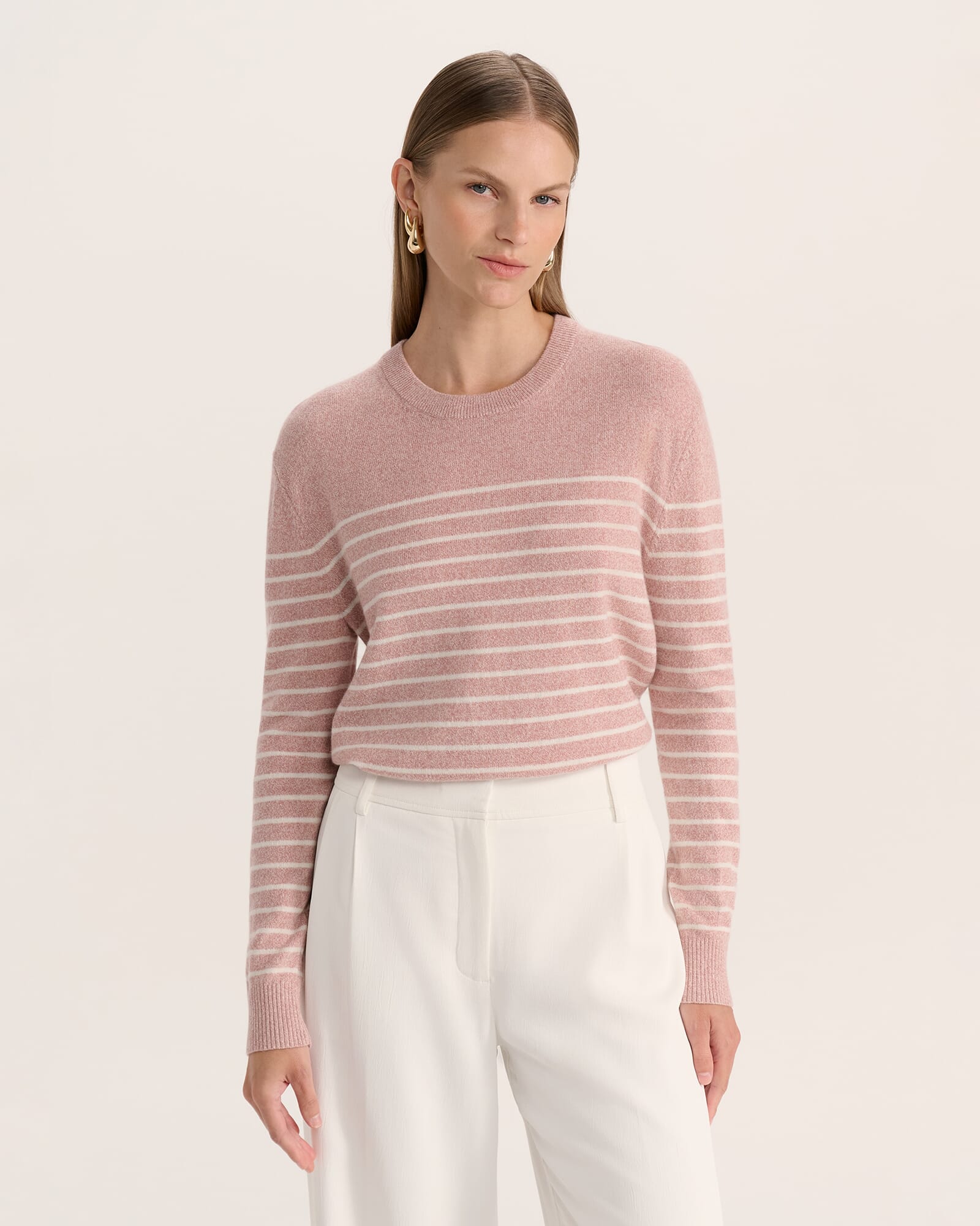 Nora Wool Cashmere Stripe Knit