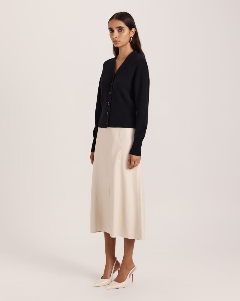 Cashmere Batwing Cardi in BLACK