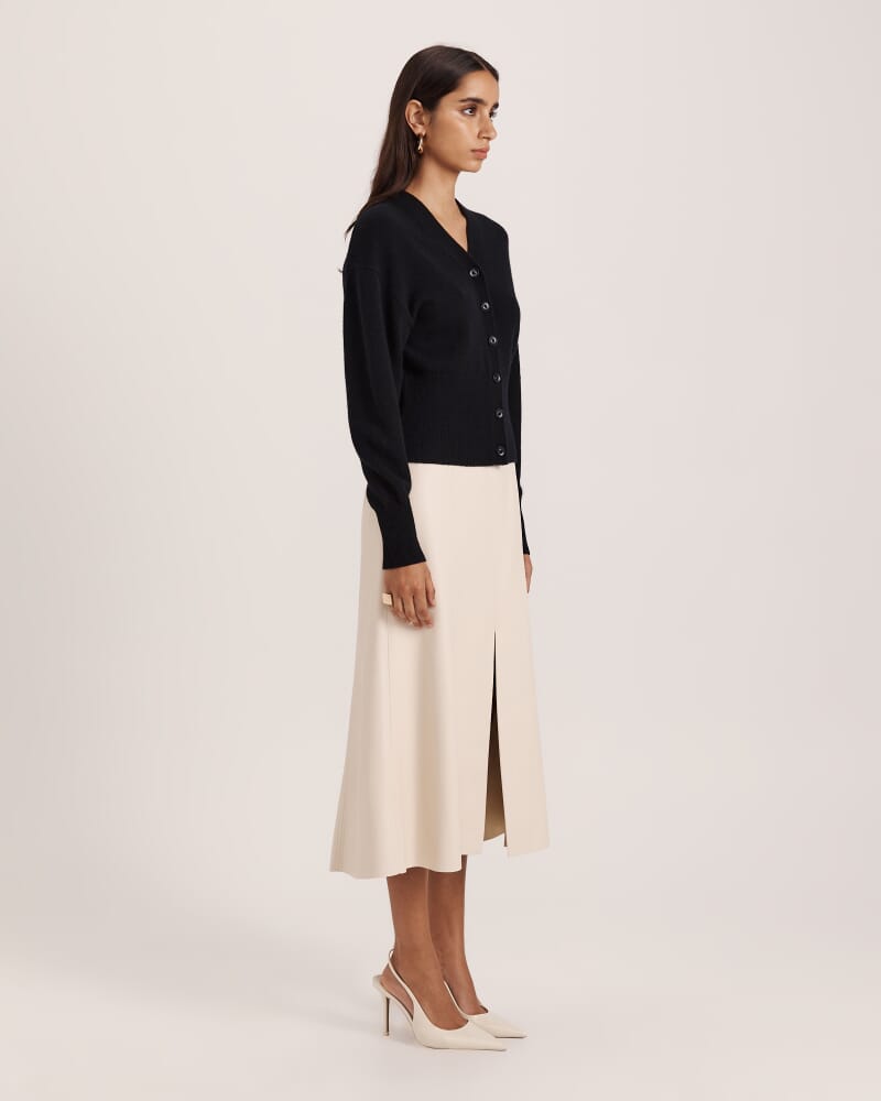 Cashmere Batwing Cardi in BLACK