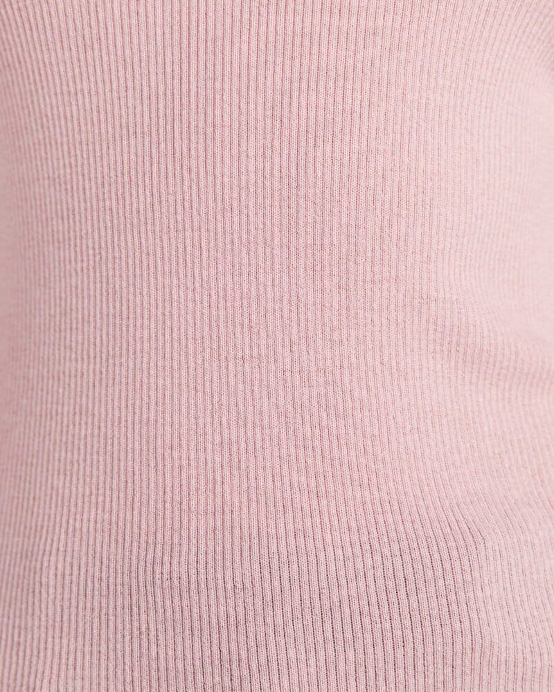 Estelle Long Sleeve Sparkling Knit in CARNATION