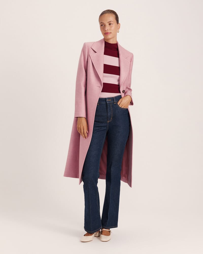 Estelle Long Sleeve Sparkling Knit in STRIPE